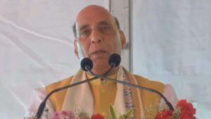 Pakistan disturbed by democratic progress in J&K, says Rajnath