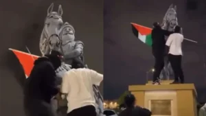 Watch: Maharaja Ranjit Singh Statue Defaced In Canada By Pro-Palestine Sparks Backlash