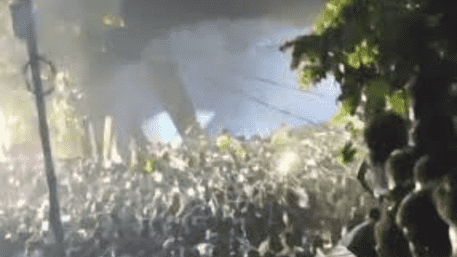 Tin Roof With Hundreds Collapses In Bihar