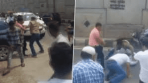 Ghaziabad Road Rage Viral Video: Men Armed With Sticks Attack Each Other