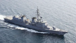 Japanese Warship Passes Through Taiwan Strait For First Time Amid Tensions