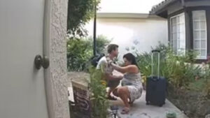 California Mom Gives Birth Outside Home Captured on Doorbell Camera