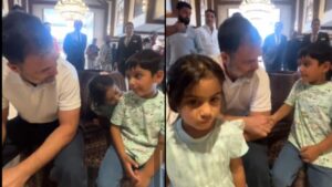 Dil To Bachcha Hai Ji : Rahul Gandhi’s Adorable Moment With Kids In Heartwarming Video | Watch