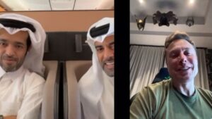 Elon Musk Connects Via FaceTime On Qatar Airways’ First Boeing 777s Equipped With Starlink | Watch