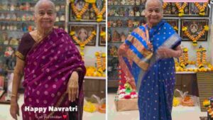 Granny Inspires The Younger Generation With Colorful Outfits For Each Of The Nine Days