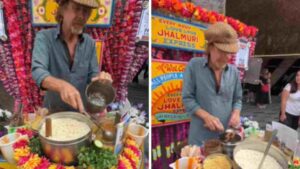 “Must Visit Jhalmuri Express Soon!”: Social Media Reacts To British Man Selling Kolkata-Style Jhalmuri In London