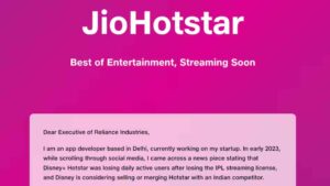 How One Man Snagged JioHotstar.com Before Reliance And Is Now Asking ₹1 Crore