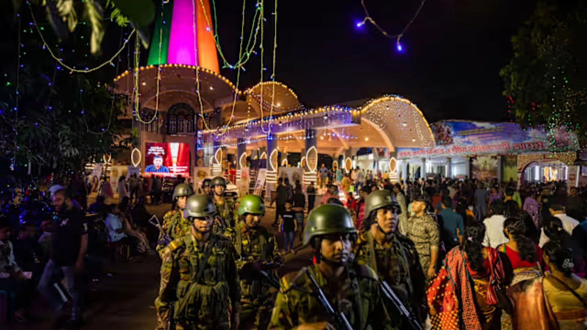 Watch: Stabbing Incident At Durga Puja In Dhaka, Four Stabbed In Shocking Attack