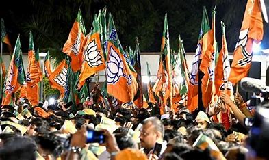 Saffron Party Scripts Historic Hat-Trick Victory