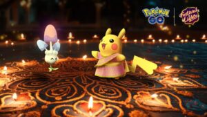 Pikachu Adorns Traditional Saree To Celebrate Festival Of Lights In Pokémon GO