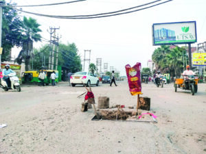 Old Kalka Road in deteriorating condition as administration remains unresponsive