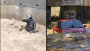 VIDEO: Bengaluru Biker Battles Floodwaters, Watch The Splashdown!