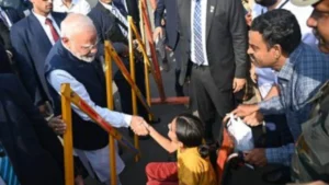 Watch: Specially-Abled Girl Gifts Portraits To PM Modi And Spanish President In Vadodara