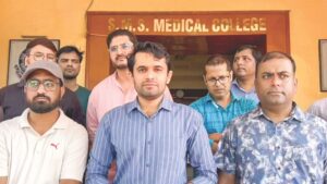 Resident doctors hold GBM at SMS Medical College amid security concerns