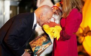 Joe Biden Playfully ‘Bites’ Baby At White House Halloween Bash