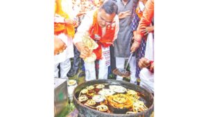 BJP celebrates Haryana election victory with fireworks and treats for workers