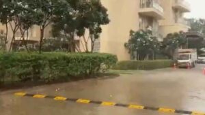 ‘Artificial Rain’ Used In Gurugram Housing Complex To Tackle Pollution | Watch