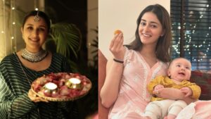 Bollywood Stars Celebrate Diwali 2024: Ananya, Arjun, Varun, And More Share Puja Moments With Family