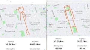 Watch: Canadian Runner’s Dancing Stick Man Art Goes Viral