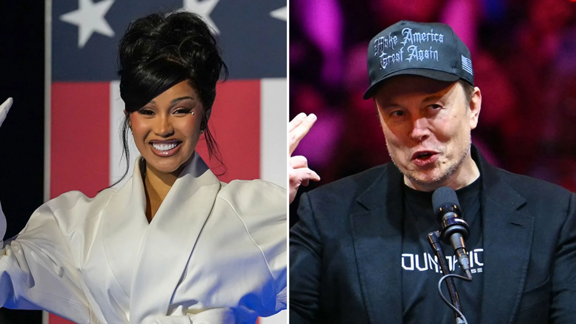 Cardi B Claps Back At Elon Musk Puppet Remark: “I'm No Puppet, I'm A Voice For The Underdog!