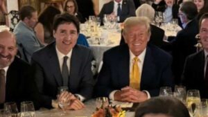 Diplomatic Plates: Trudeau And Trump Meet At Mar-a-Lago Amid Looming Trade War Tensions