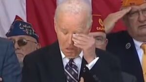 Emotional Moment: Biden Wipes Away Tear During ‘God Bless America’ At Veterans’ Tribute Event | Watch