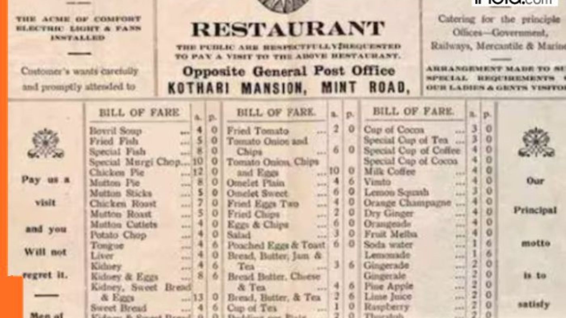 Mouthwatering Mutton Roast for Just ₹1 And Fish For 50 Paise: Mumbai Restaurant’s Menu Goes Viral!