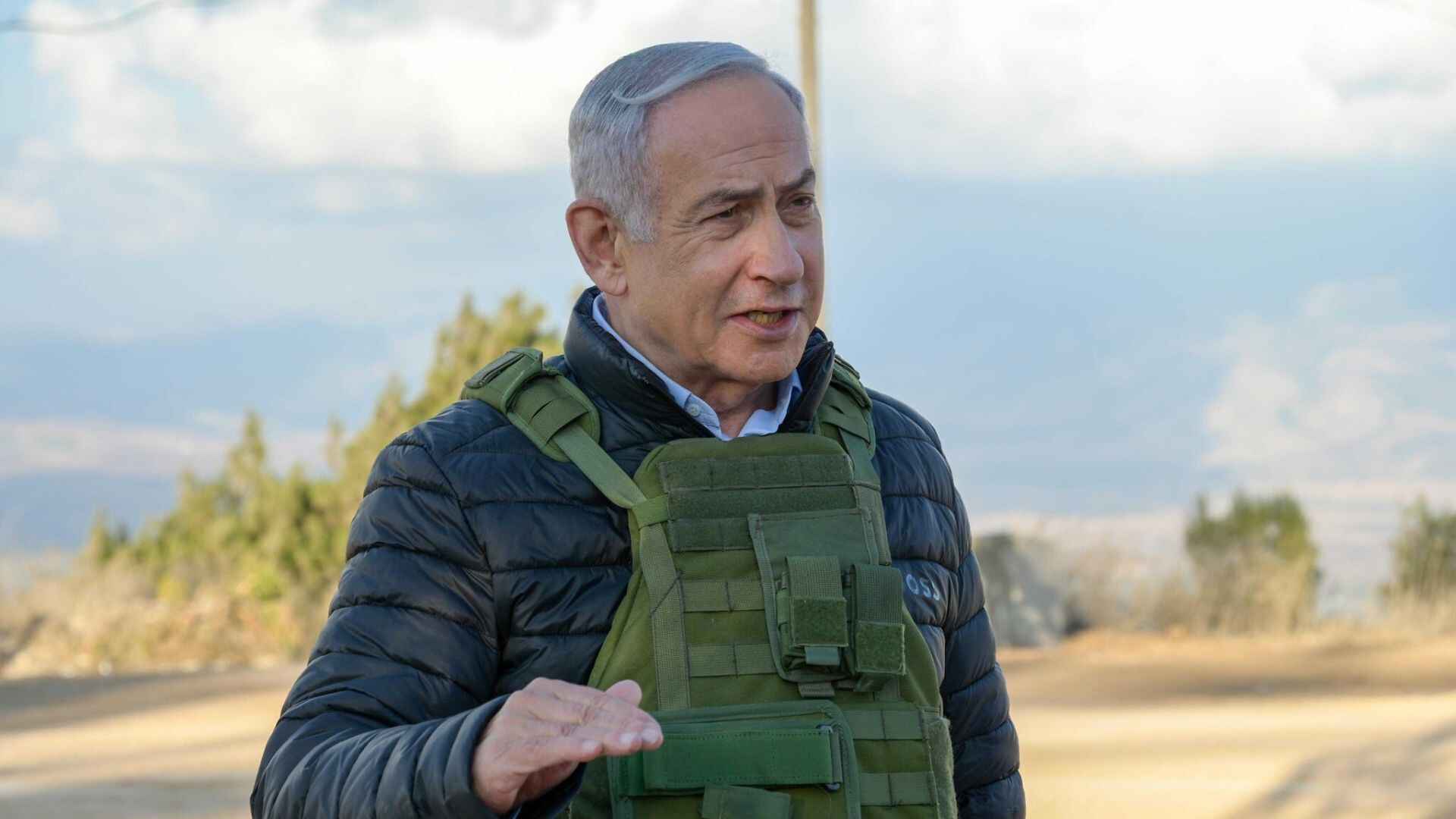 Netanyahu Visits Lebanese Border