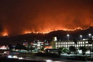 Los Angeles Wildfire Forces 10,000 To Evacuate, 130+ Structures Destroyed