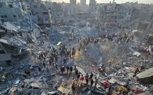 Israeli Air Strike In Gaza Kills 34, Dozens Feared Trapped Under Rubble