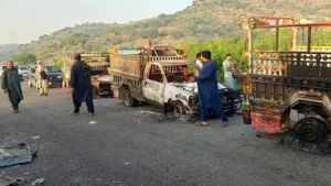 Gunmen Attack Passenger Vehicles In Pakistan’s Tribal District, Killing 38