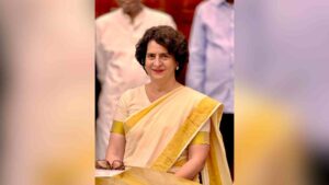 Priyanka Gandhi Vadra Chooses Iconic Kasavu Saree for Wayanad Oath | WATCH