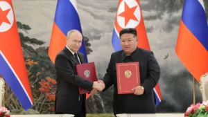 North Korea And Russia Seal Defense Pact, Sparking Global Security Concerns