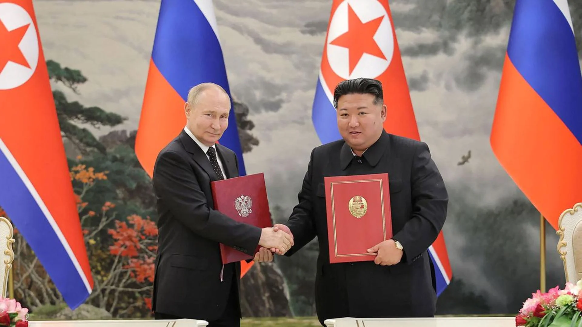 North Korea And Russia Seal Defense Pact, Sparking Global Security Concerns