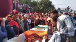 Grief Strikes Himachal’s Barnog as Army JCO Rakesh Kumar’s Mortal Return for Final Farewell