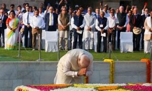 PM Modi Pays Tribute To Mahatma Gandhi In Guyana During Historic Visit