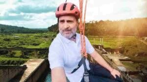 Rahul Gandhi Promotes Wayanad’s Tourism by Trying Kerala’s Longest Zipline