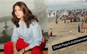 Anushka Sharma Sends Chhath Pooja Blessings From Mumbai Beach