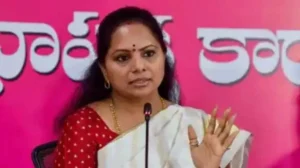 K Kavitha Criticizes Congress for Altering Telangana Talli Statue