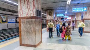 Couple Shares Kiss At Kolkata Metro Station Unfazed By ‘Surveillance’