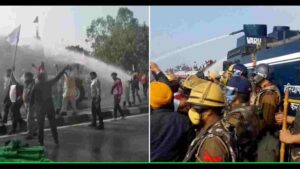 Security Forces Use Tear Gas and Water Cannons on Farmers’ ‘Jathha’ Marching for ‘Delhi Kooch’