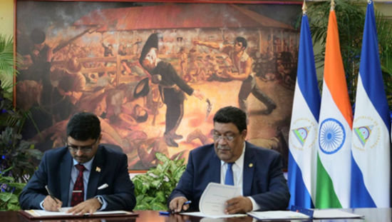 India Signs MoU with Nicaragua for Immediate Community Benefits