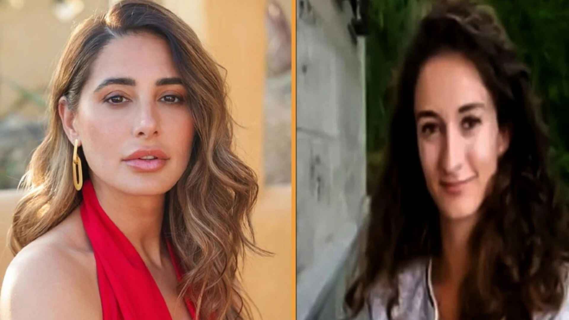 Nargis Fakhri (L), Aliya Fakhri (R)