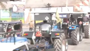 Watch Farmers’ Stylish ‘Tractor March’ At Shambhu Border