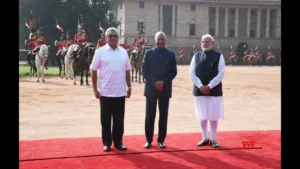 Sri Lankan President Dissanayake Given Ceremonial Reception at Rashtrapati Bhavan