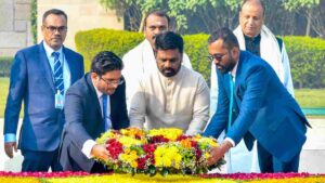 Sri Lankan President Anura Dissanayake Visits Mahatma Gandhi’s Memorial At Raj Ghat, Pays Respects