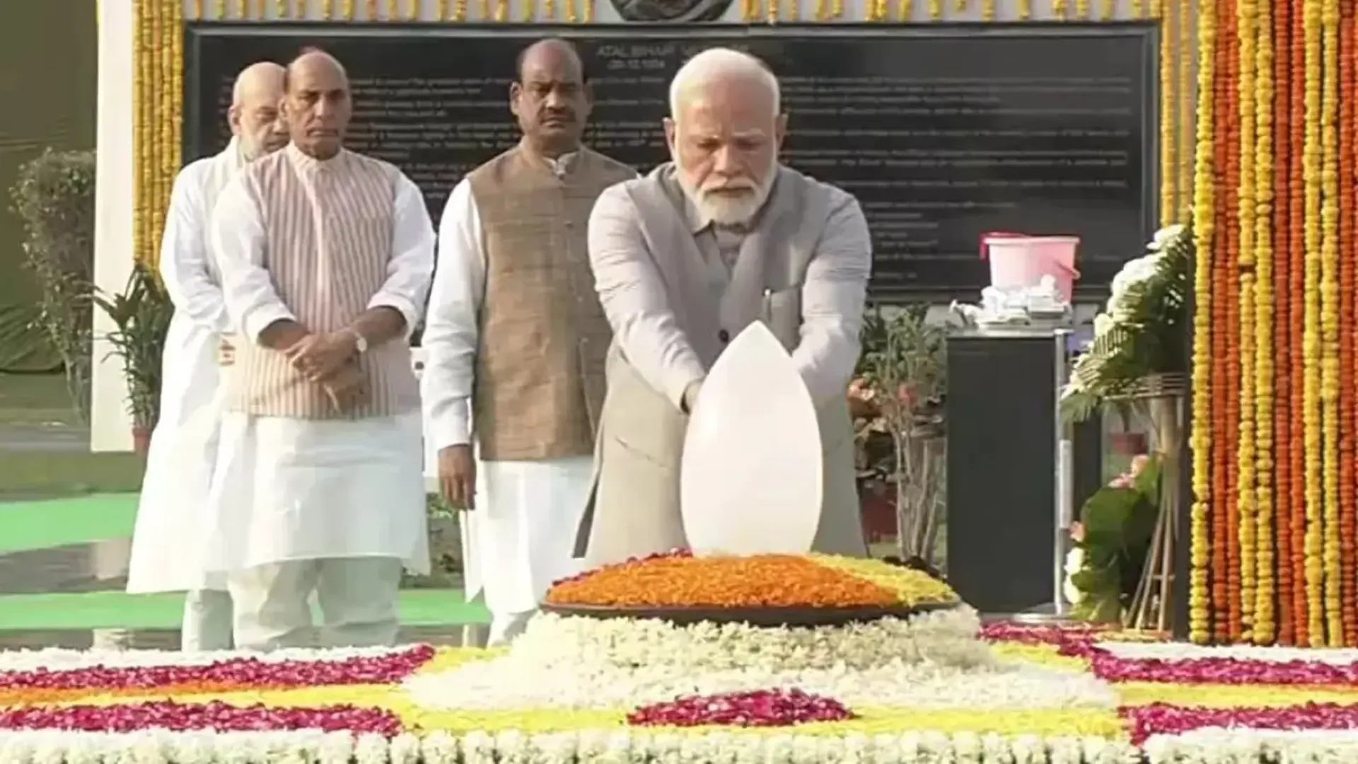 PM Modi Pays Tribute to Atal Bihari Vajpayee on 100th Birth Anniversary