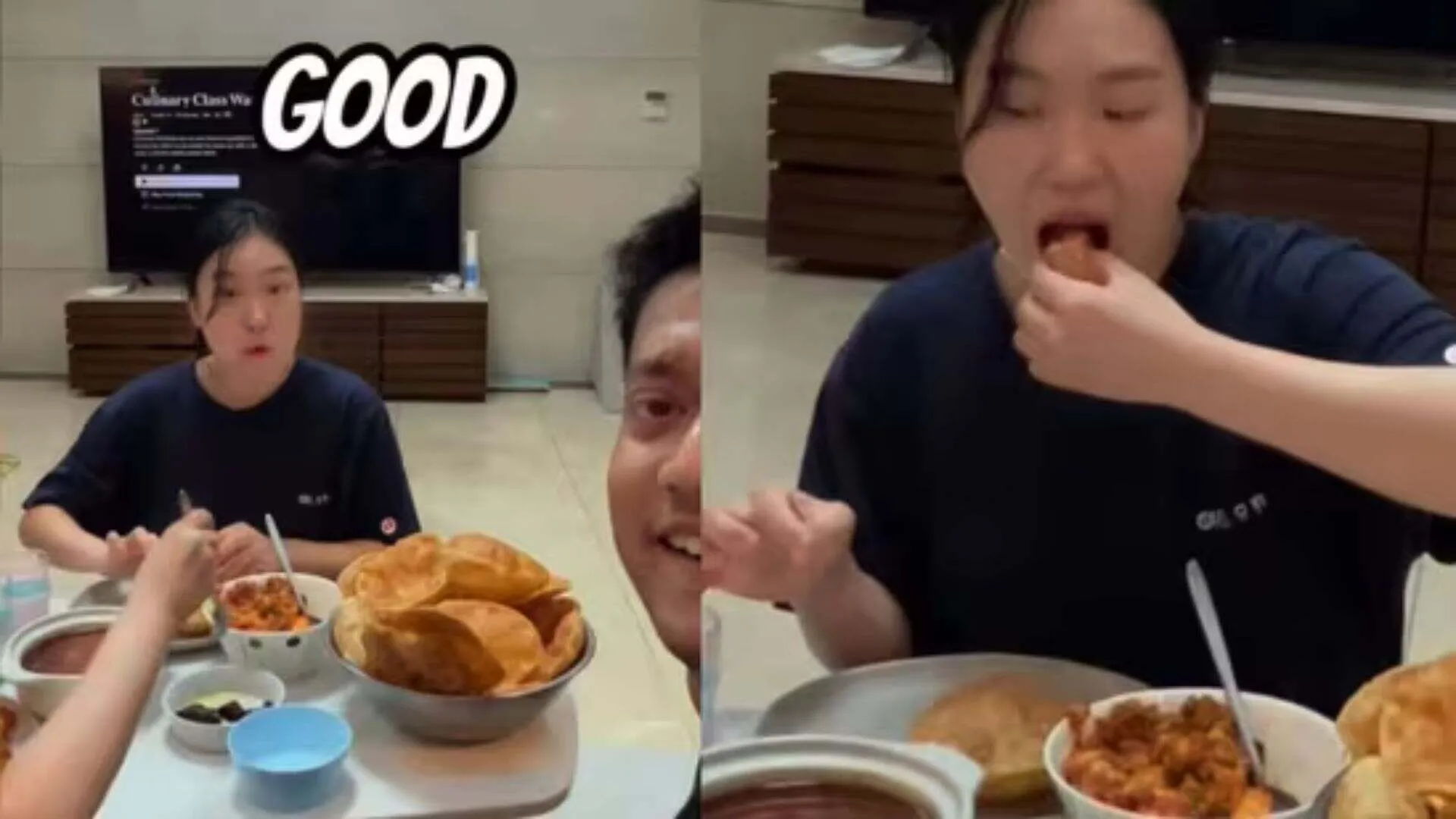 Korean Family Tries India’s Fav Aloo Poori | WATCH