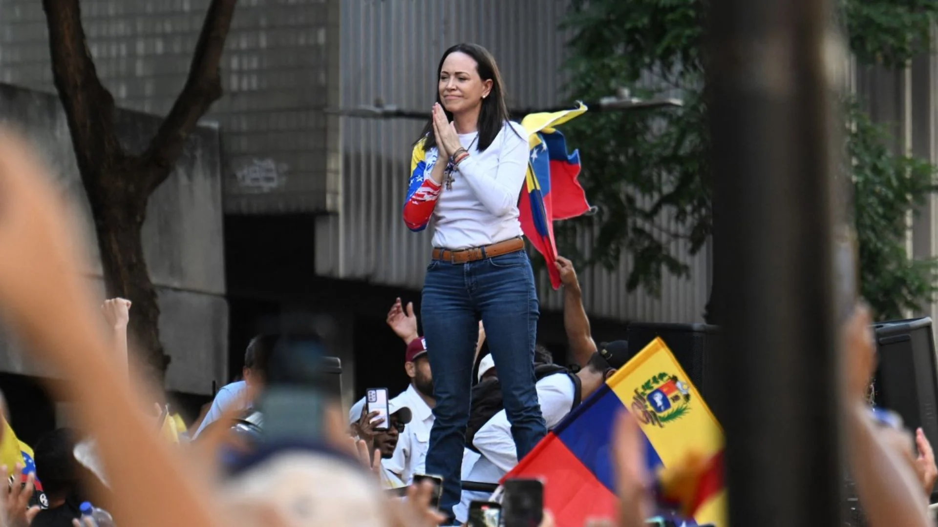 Venezuelan Opposition Leader Machado Arrested Amid Protests Before Maduro Inauguration