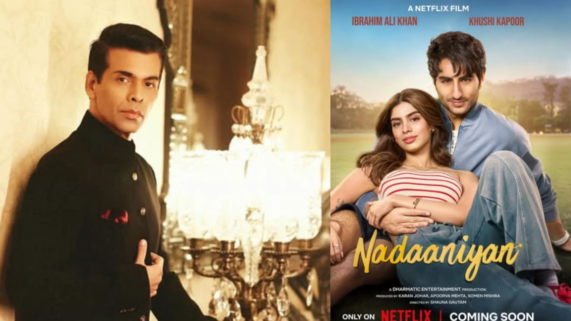 Ibrahim Ali Khan & Khushi Kapoor to Debut in Karan Johar’s ‘Nadaaniyan’